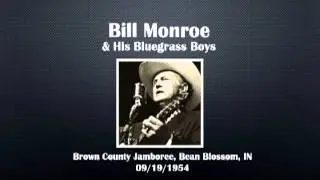 【CGUBA297】 Bill Monroe & His Bluegrass Boys 09/19/1954