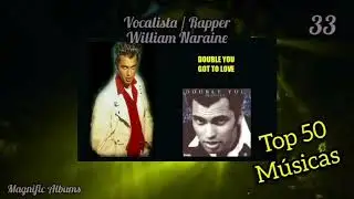 Top 50 Musicas - William Naraine a Voz da Eurodance  Double You,Data Drama, Dj Ross vs DY