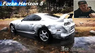 Rebuilding Toyota Supra Forza Horizon 5 Q and A with Ice Nima 4K UHD Logitech G29