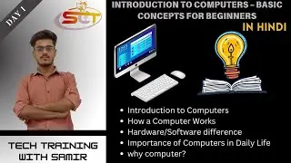 Introduction to Computers: Origin, Hardware/Software, Fundamentals: why computer | SCT COMPTECH
