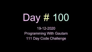 Computer Running Work from Home Hack for Employees | 111 Day code Challenge |Programming with Gautam