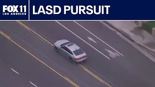 LASD chase burglary suspect in East LA