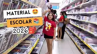 MATERIAL ESCOLAR...2026!!!🤩🤩 Venha comigo organizar.❤️#materialescolar #material 