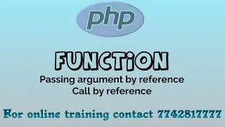 Argument Passing Techniques in PHP | Call by Reference and Call by Value in PHP