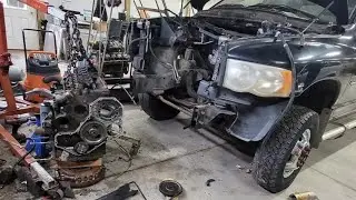 How To 12 Valve Swap A 3rd Gen Cummins | Tear Down & Prep Work | Dodge Commonrail Delete | Ep. 1