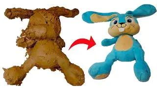 Extreme Dirty Toy Rabbit Deep Cleaning ASMR | So Satisfying Real Sounds