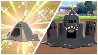 SHINY SANDYGAST IN 172 EGGS! + SHINY PALOSSAND EVOLUTION! in Pokemon Sword and Shield!