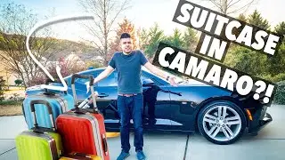 Можно ли поместить чемодан в Camaro?