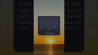 1 John 4:16 ESV #jesuslovesyou #gospelmusic #music #bibleverse #fyp #bible #esv
