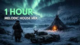 Deep Focus Arctic House ❄️ 1 Hour Northern Lights Journey for Study, Work & Sleep