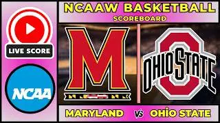 🔴 LIVE: Maryland vs Ohio State | NCAAW Women's Basketball Scoreboard | Feb 15 | Big Ten Rematch