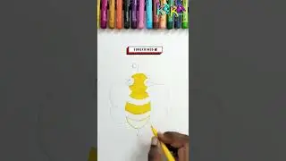 Simple bee art video | manike mage hithe | shorts