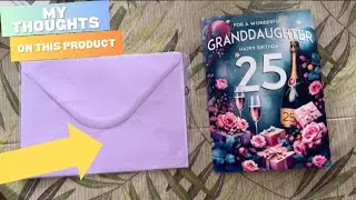 25th Birthday Card Review 🎉 | Pretty, Thoughtful Card for a Special Milestone
