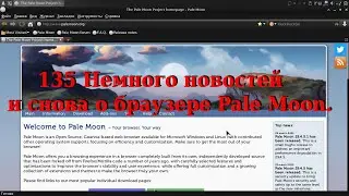 135 Немного новостей и снова о браузере Pale Moon.