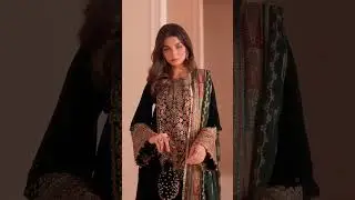 Jazmine Embroidered Micro Velvet Formal Unstitched VF-2025 Luxury Collection