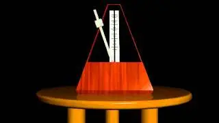 1st 3D Metronome Animation