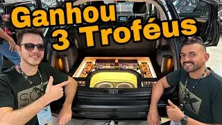 Honda HRV com Som de Qualidade, ganhou 3 prêmios no Campeonato Brasileiro SQX.