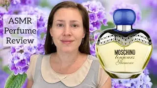 ASMR-обзор парфюма Moschino Glamour Toujours - постукивание по стеклу и шепот.