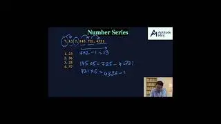 Hidden Pattern in Number Series 🤯 | Quick Aptitude Trick
