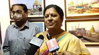 Geetha Reddy about TSTDC Photo Expo of Making Yadadri Temple in Telangana