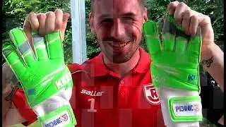 Puma One Grip 1 Hybrid Pro Goalkeeper Gloves - White/Orange