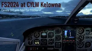 Flying a circuit out of CYLW in the 337 with Tobii