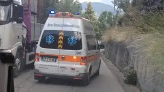 [on board] Ambulanza AREU 118 Livigno in emergenza