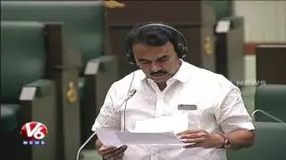 Minister Jupally Krishna Rao Speaks About Telangana Roads | TS Assembly | V6 News