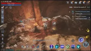Mission: Someone's Treasure MIR4 ( Collect Treasure Chests ) Nefariox Necropolis 2F