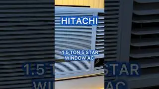Hitachi 1.5 ton 3 star inverter window AC 2025 | best 1.5 ton 5 star window AC #hitachi #windowac