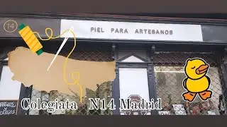 Tour por la tienda Piel para Artesanos mi tienda de confianza en Madrid C/Colegiata N14🦆🟤🪡