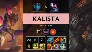 Kalista Top vs Yasuo - VN Master Patch 25.17