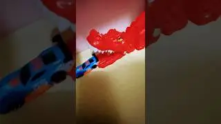 HOT WHEELS Dino Launcher/ Hot Wheels City/ Lanzador de Dinosaurio (Hot Wheels Let&rsquo;s Race)
