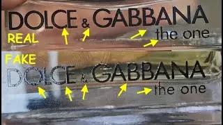 Dolce & Gabbana the one perfume real vs fake. How to spot fake Dolce and Gabbana fragrance cologne