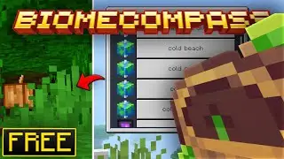 Biome Compass Addon (MCPE) Bedrock Edition FREE Addon