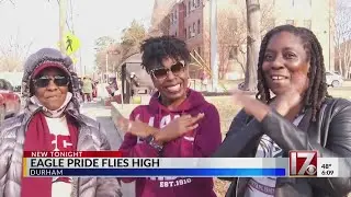 Parade held for NCCU Eagles after big win in Celebration Bowl