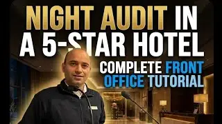 Night Audit in a 5-Star Hotel | Complete Front Office Tutorial