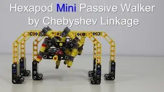 Hexapod Mini Passive Walker by Chebyshev Linkage / LEGO