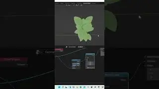 Shorts rotate instances in geometry nodes|blender tutorial #3d #b3d #blender #geometrynodes