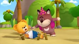 cartoon bear cub tickled 3