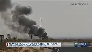 New details on 2020 fighter jet crash