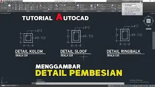 Легко! Как нарисовать детали арматуры колонн, рам и кольцевых балок в AutoCAD