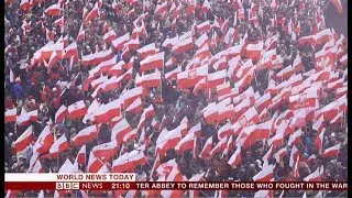 100 years of independence (Poland) - BBC News - 11th November 2018