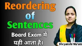 Class-10 Reordering of the Sentences || Most important for Board Exam 2021