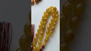 Olive Beads 60g. Natural Baltic Amber Islamic Prayer Rosary