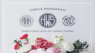 Circle Monogram Font Font Free Download