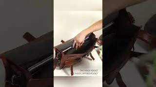 Rustic Brown Leather Messenger Bag | Kobblo Leather| 100% Real Leather