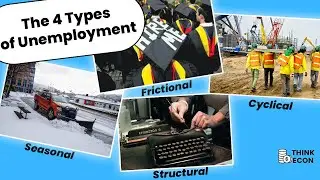 Четыре типа безработицы | Экономика объяснена за 60 секунд!