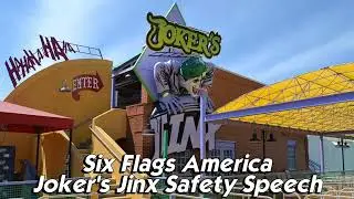 Jokers Jinx Safety Speech - Gotham City - Six Flags America