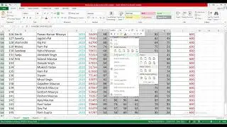 Data Entry Interview Question | Student Marksheet in Excel.